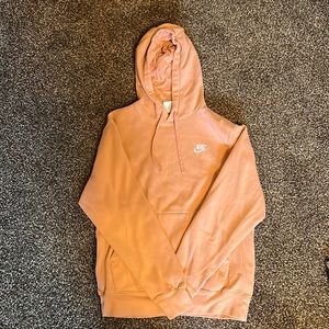 Peach Nike hoodie size small